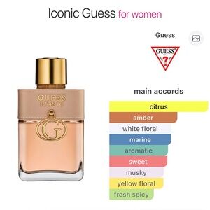 Guess Iconic Women's Perfume - Amber and Gold